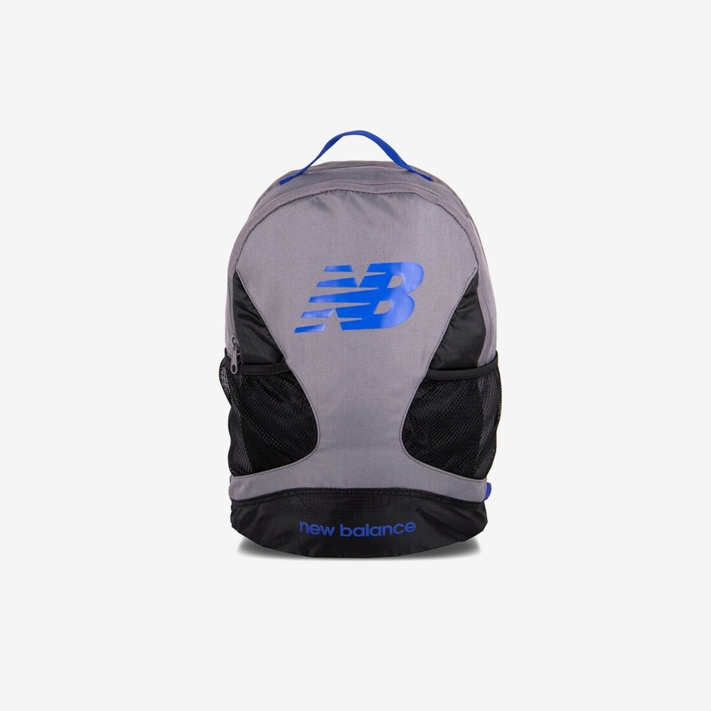 New Balance Players Backpack 17" Laptop Dual Compartment Gunmetal Gray NWT